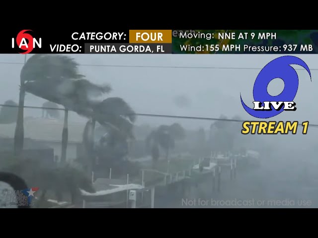 LIVE #1: Hurricane IAN Tears into Punta Gorda, FL (Reupload)