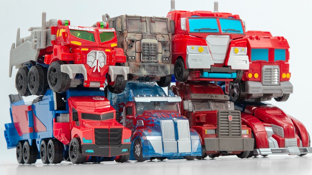Transformers Voyager Class Optimus Prime 8 Truck Vehicles Car Robot