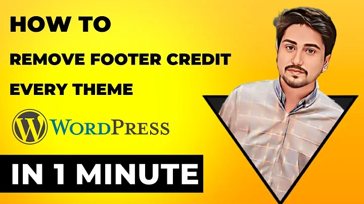 How to Remove WordPress Footer Credit Using Plugins | Remove footer credit from WordPress theme