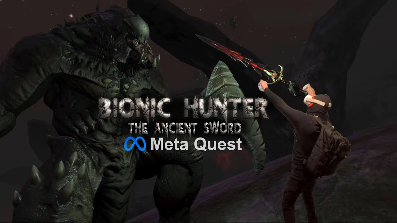 Игры quest 3 vr. Bionic Hunter the Ancient Sword VR. Игра квест Бионика. Meta Quest 3 игры. Окулус квест 3 смешанная реальность.