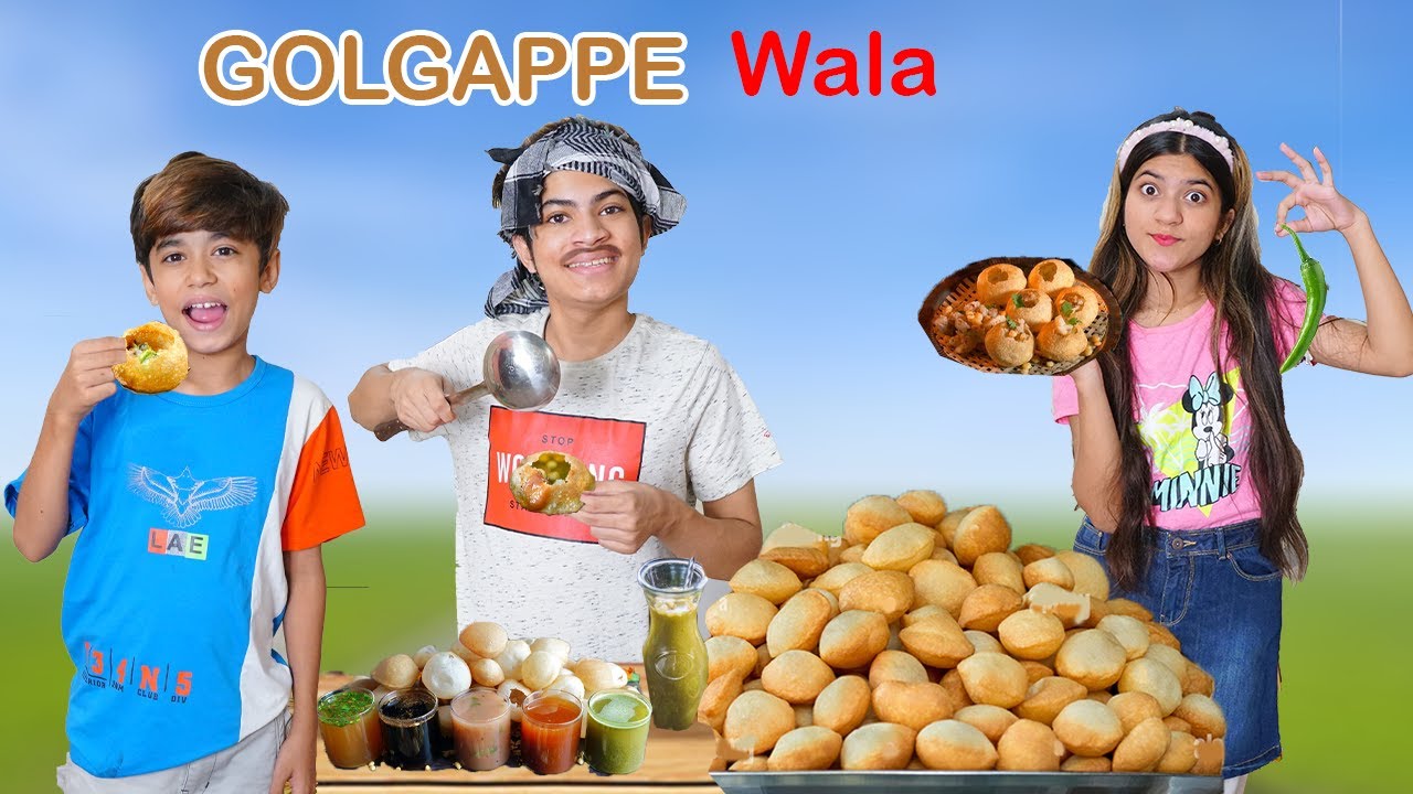 GOLGAPPE Wala  Funny Comedy Video 😁🤣 | MoonVines