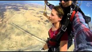 Skydive Moab - Ellen's 1st skydive!