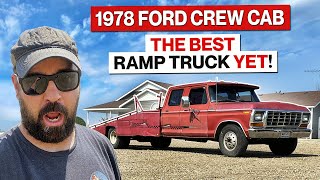 My best Ramp Truck Purchase Yet! 1978 Ford F350 Big Block Crew Cab Wedge Race Car Hauler!