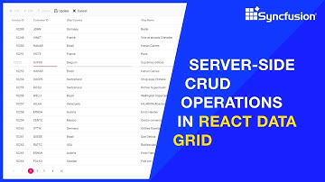 How to Perform Server-Side Crud Operations in React DataGrid