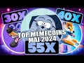 Top des memecoins en mai 2024 cryptomonnaies investissement sealana dogeverse wienerai