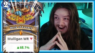 Deck of Lunacy is BROKEN and BUGGED!!! | No Minion C'thun Spell Mage | Hearthstone
