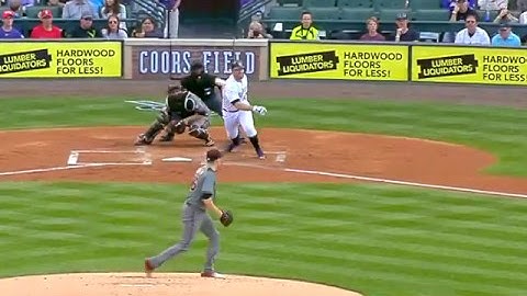 Mark Reynolds hammers a two run homer to left