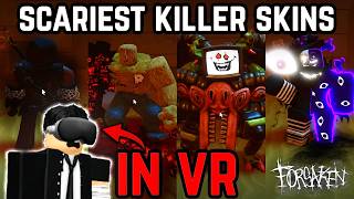 I Tried To Survive Against The Scariest Killer Skins in FORSAKEN VR #forsaken #robloxforsaken #vr
