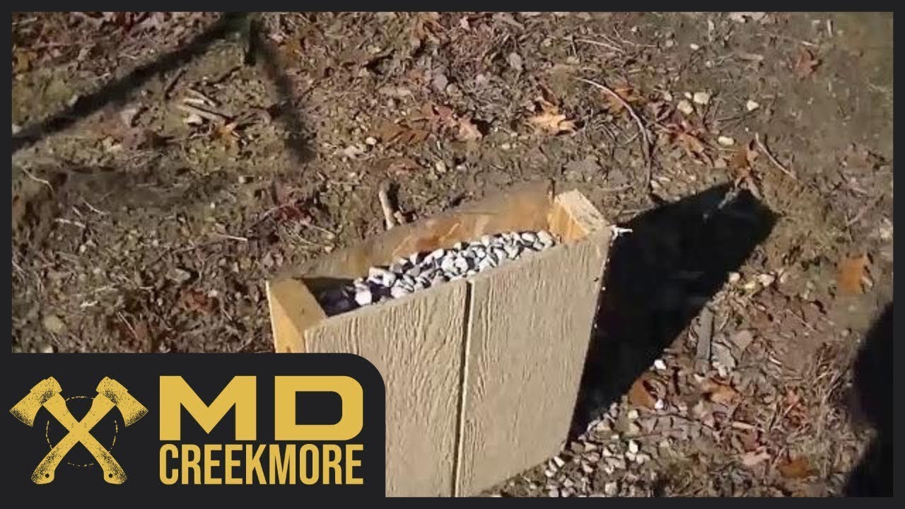 Gravel Wall Bulletproofing Test YouTube