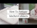 How to Give Your Kitchen Cabinets an Antique Look | Glazing Kitchen Cabinets With Country Chic Paint How to Give Your Kitchen Cabinets an Antique Look | Glazing Kitchen Cabinets With Country Chic Paint