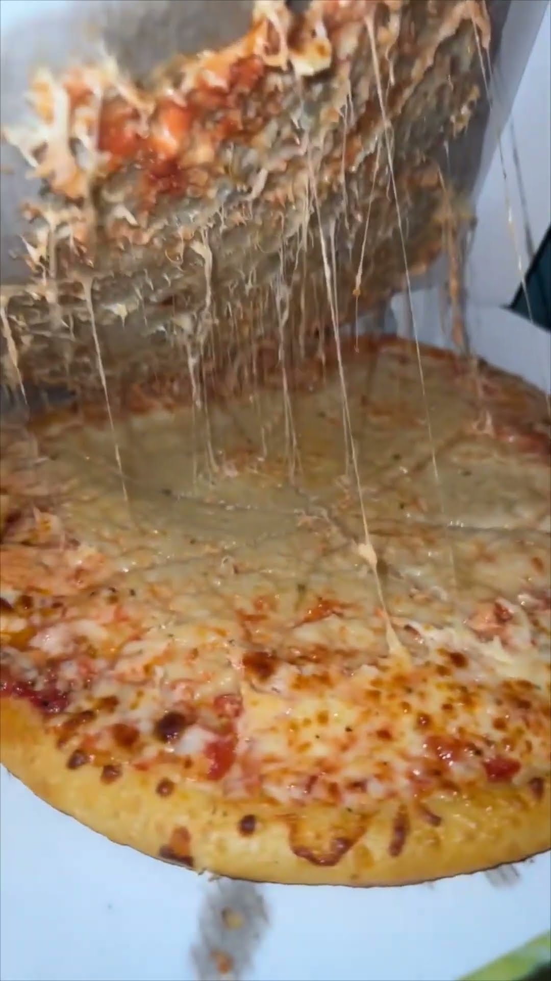 Pizza Arrives with the Cheese Stuck to the Box