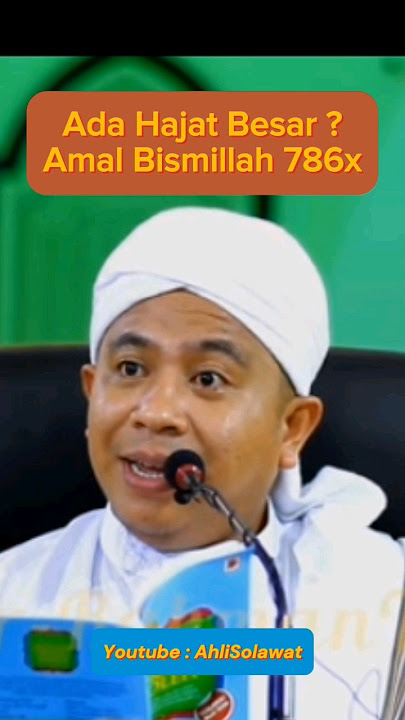 Amalan Basmalah 786 Kali (Hajat Besar)
