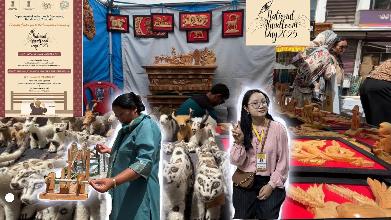 National Handloom Day || Handloom & Handicraft Department Leh || 7th Aug to 14th Aug 2025 
