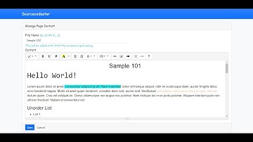Managing Page Content using PHP and Summernote Text Editor Tutorial DEMO