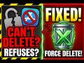 Force Delete ANY Stubborn Software that Won't Uninstall! / The Real Fix .👀