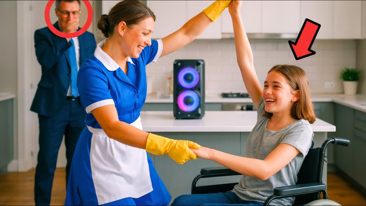 FEMME DE MÉNAGE PRESQUE LICENCIÉE, MAIS LE PDG L'A VUE DANSER AVEC SA FILLE EN FAUTEUIL…