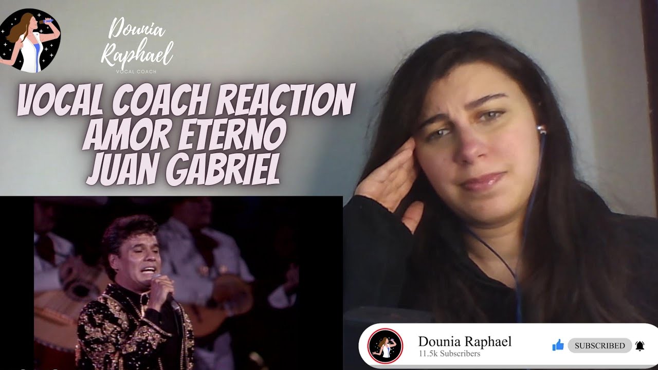 РЕАКЦИЯ ПРЕПОДАВАТЕЛЯ ПО ВОКАЛУ Хуан Габриэль — Вечная любовь