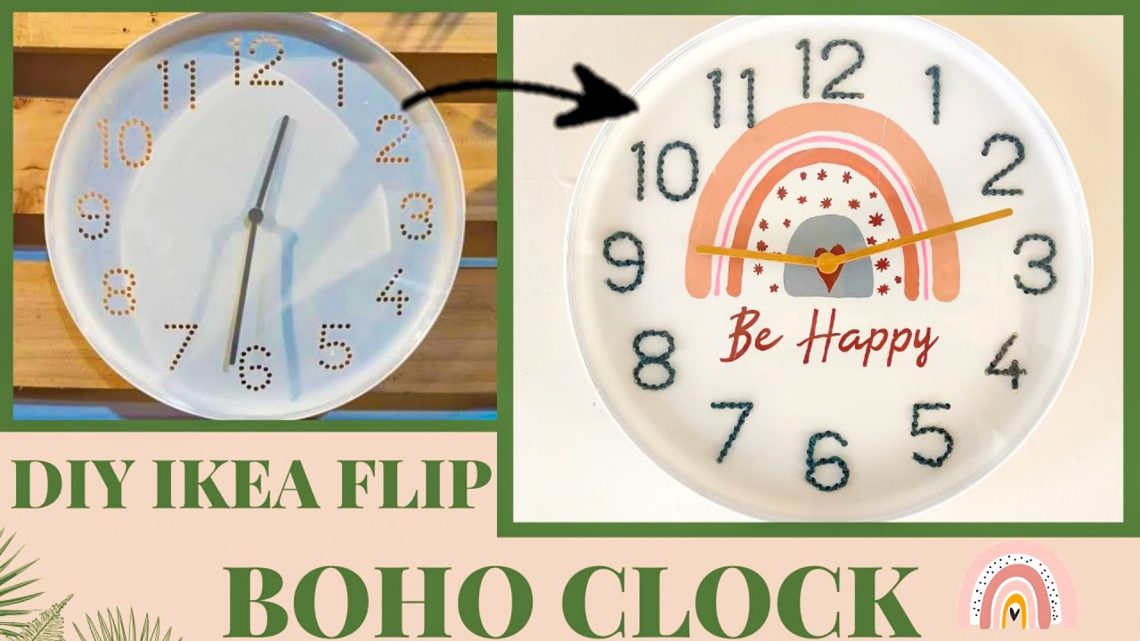 DIY IKEA FLIP | DIY IKEA CLOCK HACK | DIY IKEA HACKS *IKEA DECOR HACKS* #IKEAHACKS #IKEACLOCK #DIY