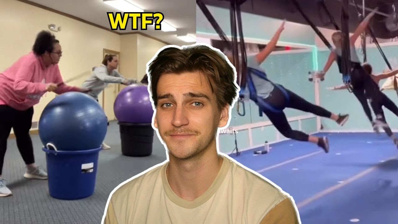 Middle Aged Moms WEIRDEST Workouts