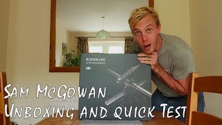 DJI Ronin-MX Gimbal Unboxing, Setup and test (discover my new DJI Gimbal)