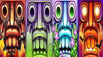Temple Run 2 Reverse Gameplay -  ENCHANTED PALACE VS HOLIDAY HAVOC VS PIRATE COVE VS LOST JUNGLE