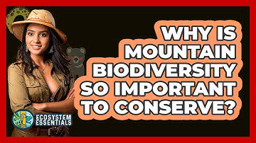 Why Is Mountain Biodiversity So Important To Conserve? - Ecosystem Essentials