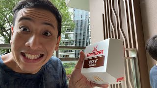 SAMURAI BURGER!! First try of McDonalds new Samurai Burger
