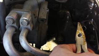 1995 Toyota Camry Oil Cooler Gasket Replacement Overview Reattaching Oil Cooler Part 1