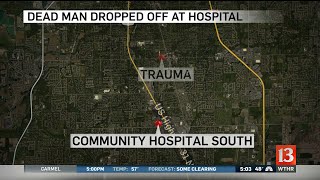 Dead man dropped off at hospital screenshot 5