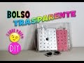 ♥ DIY  COMO HACER  BOLSO TRASPARENTE - BOLSO DE CRISTAL Y TACHUELAS -fácil y a la moda - VANE COOPER