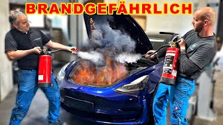 Akute Brandgefahr bei Tesla wegen Zubehör-Einbaufehler 🤯🔥