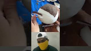 Peeling A Coconut This Fast