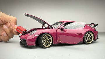 Porsche1:18 911 GT3 2021 diecast model car Unboxing #carlover