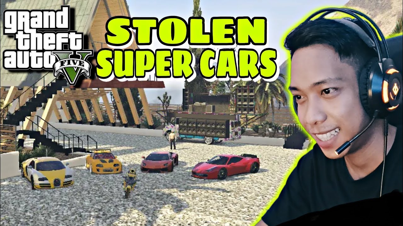 ALL MY STOLEN SUPERCARS! | GTA V RP (Parang gusto ko pa dagdagan!)