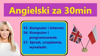 Angielski za 30 minut - lekcje 55-57. Komputer, internet, programowanie, sprzęt urządzenia wynalazki screenshot 1