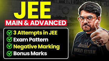 Complete Details of JEE Mains & Advanced | Exam Pattern | Negative Marking | Bonus Marks | Attempts