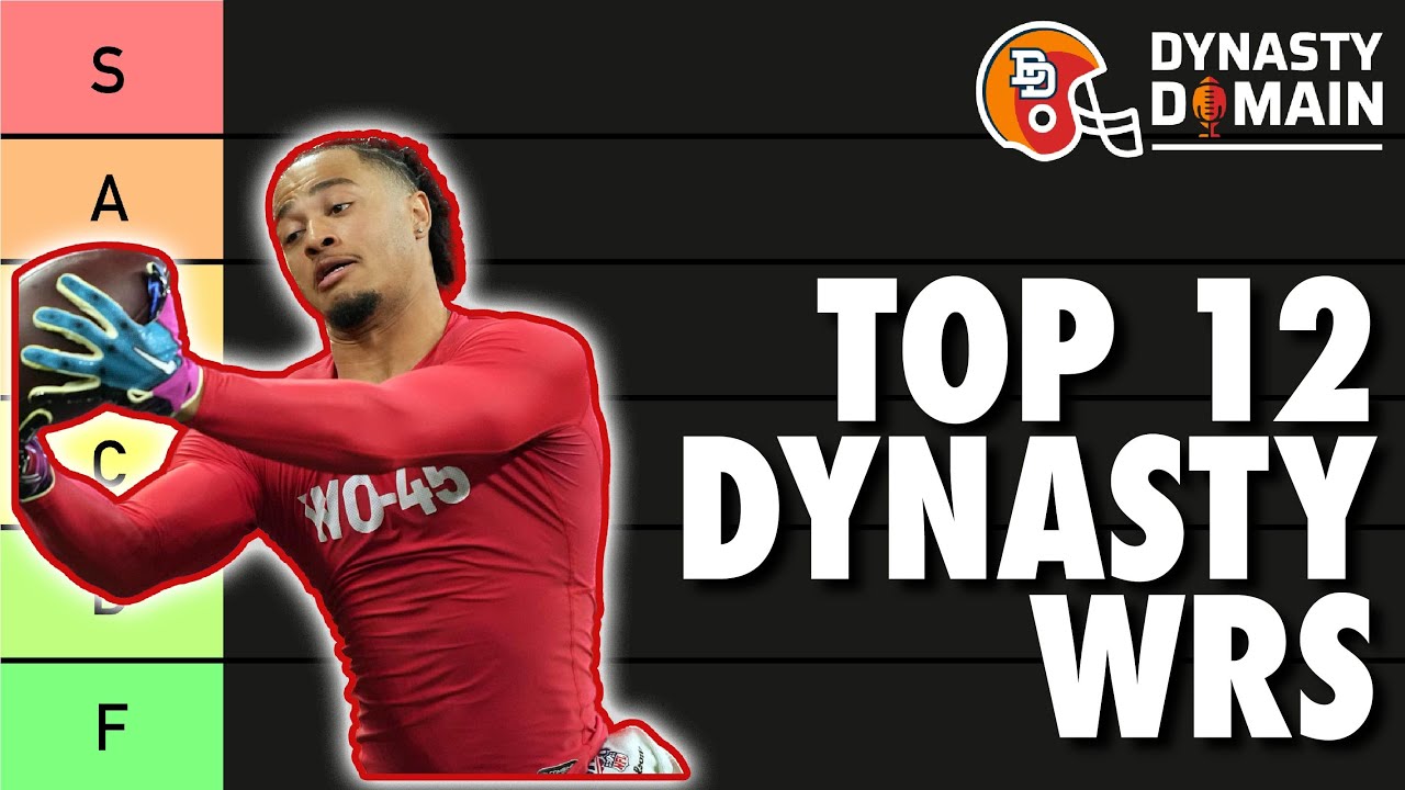 Top 12 DYNASTY WR Rankings and Tiers (Dynasty Fantasy Football 2023