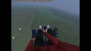 Autogiro Hornet flight in Hawaii-Flightgear free flight simulator on Steamdeck