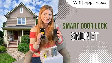 Smart Door Lock, WiFi Smart Locks Keyless Entry Door Lock.