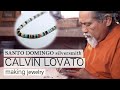 ”Calvin Lovato" making jewelry Native American (SANTO DOMINGO)Jewelry artist