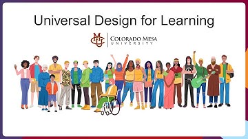 Universal Design for Learning Part 1: Definition and Explanation