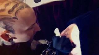 Dan Henk tattooing with True Tubes