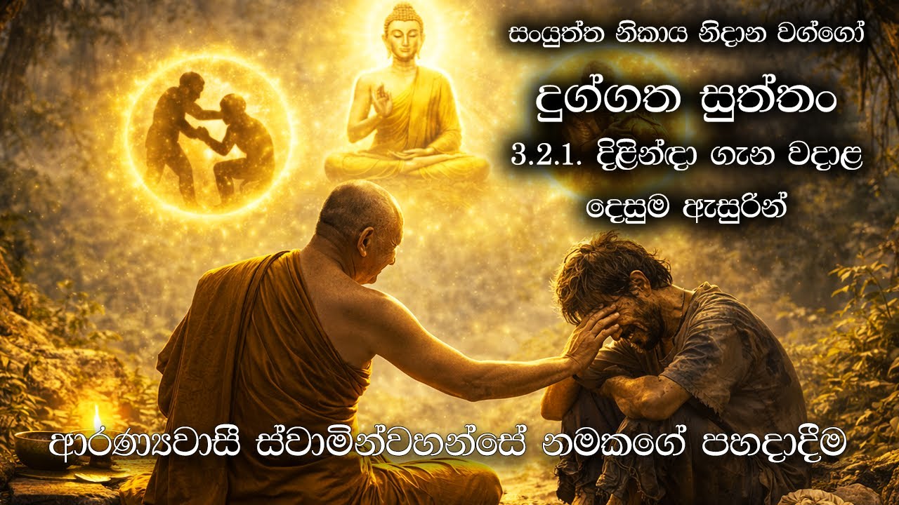 දුග්ගත සුත්තං (Duggata Sutta) | දිළින්ඳා ගැන වදාළ දෙසුම ඇසුරින් | Yoniso Manasikaraya