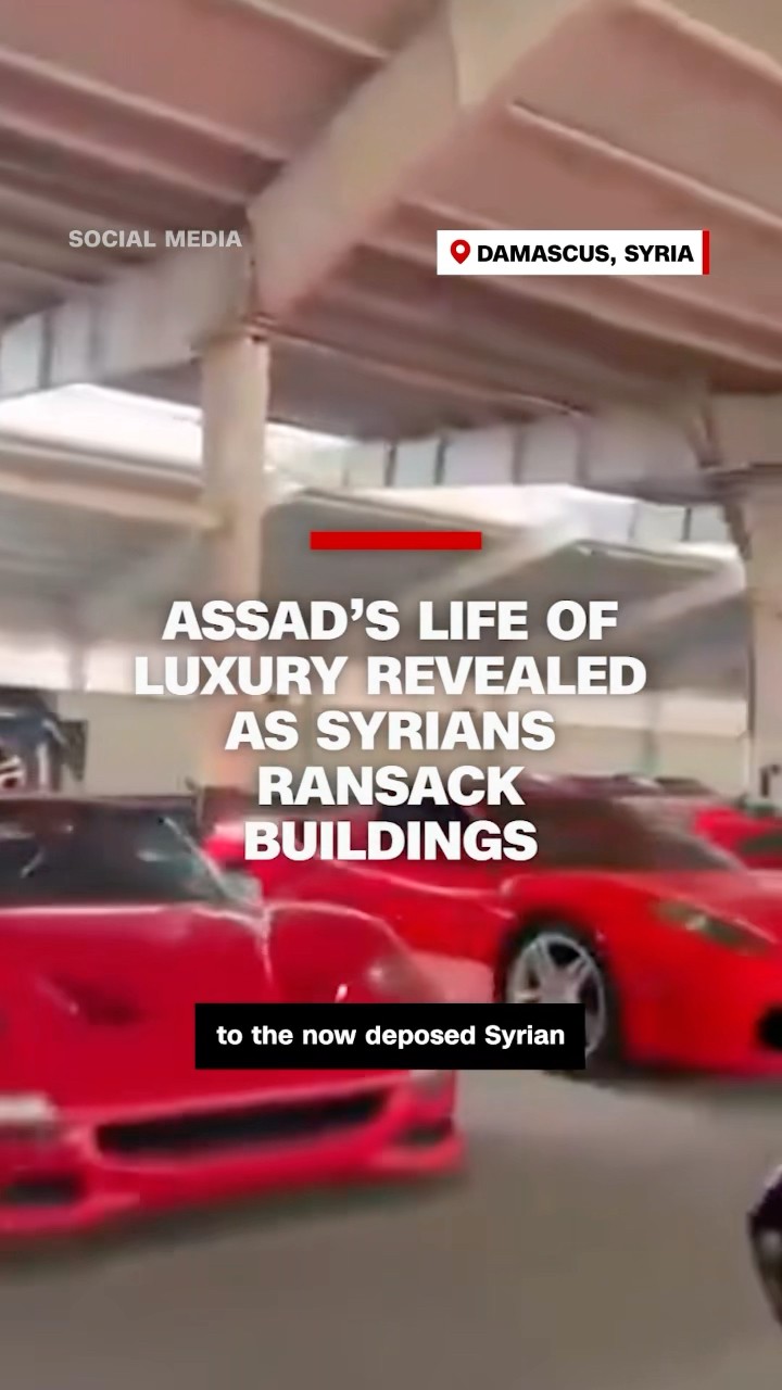 Assad’s life of luxury revealed as Syrians ransack buildings