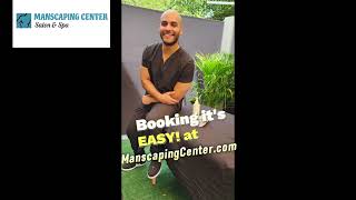 Male massage tutorial performed at Manscaping Center Men's Spa in Wilton Manor / Fort Lauderdale, FL