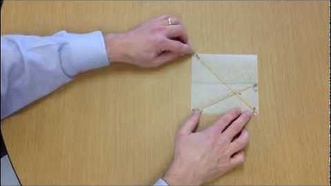 Folding a Square into Thirds Demo - Part A