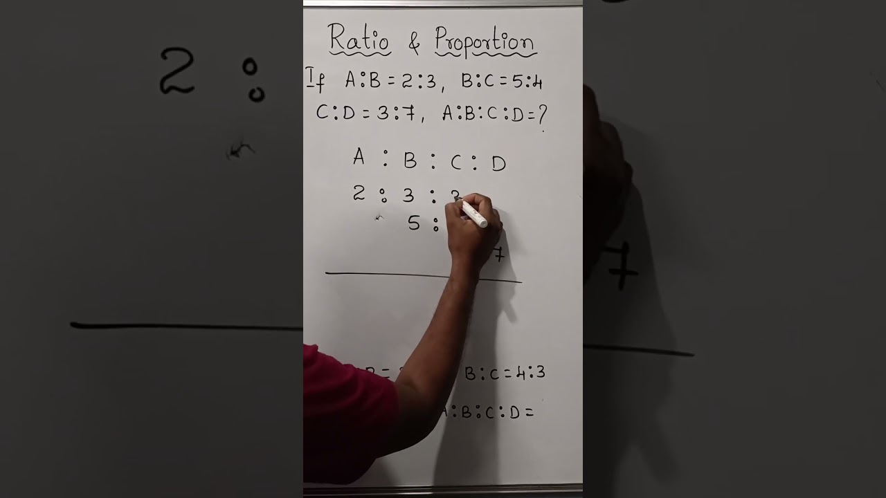 Ratio trick of A:B:C:D