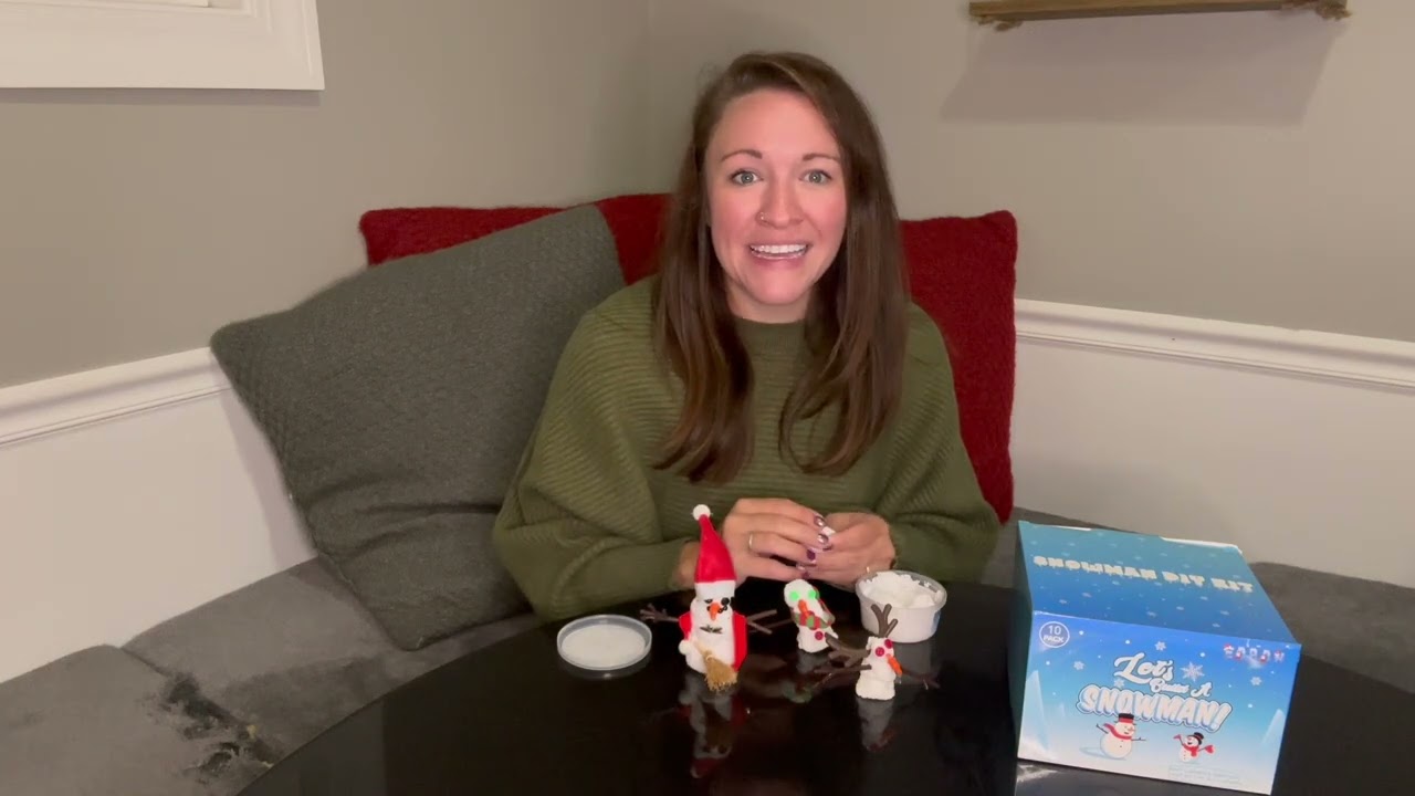 🎄🎨 Get Festive with Our DIY Snowman Kit! | Family Crafting Fun 🎅❄️