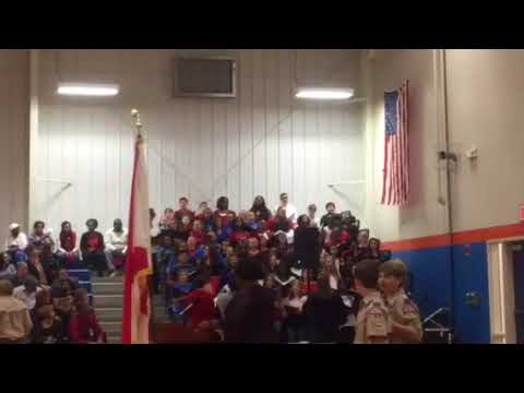 Clanton Middle School Choir - "God Bless the USA"