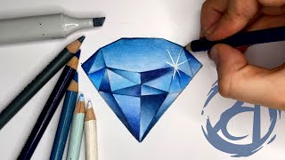 Como Desenhar Diamante Com A Dai Oliveira